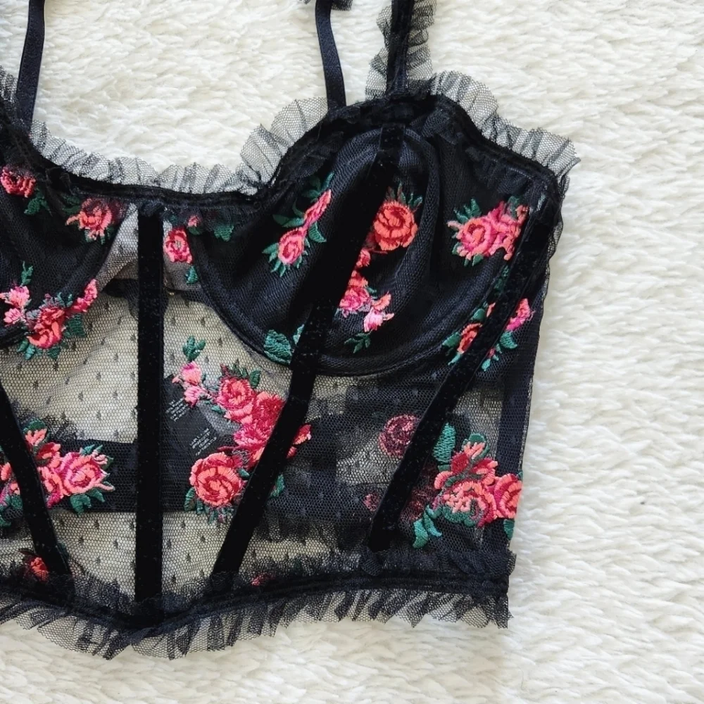 New!For‎ Love and Lemons Rosebud Bustier